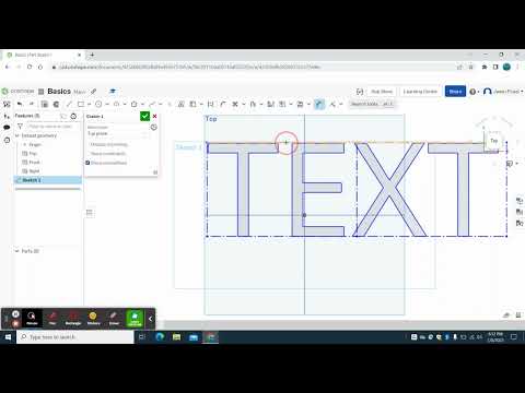 Stand Alone Text Onshape in Less Than a Minute