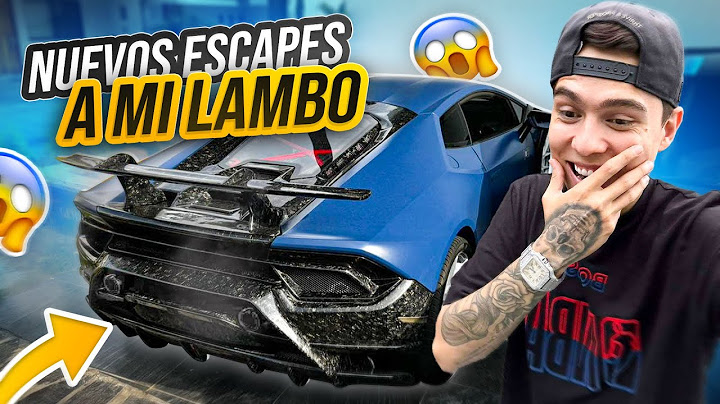 NUEVOS ESCAPES CENTRALES A MI LAMBORGHINI AVÍO😱 *transformación pte5* | ManuelRivera11