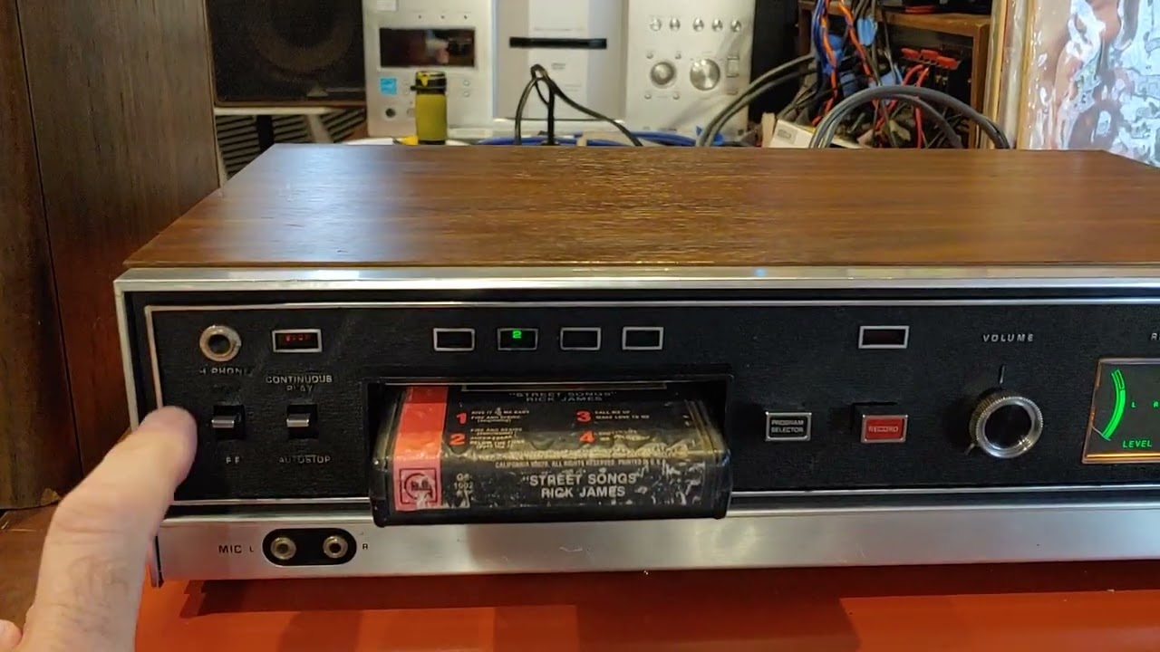 Panasonic RS-803US 8 Track Player & Recorder. DEMO. - YouTube