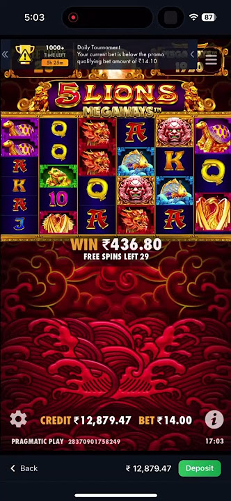 Day 11 of Buying Slots Until Maxwin | MEGA SPINS IN 5 LIONS #1wintricks #slot #predictortool