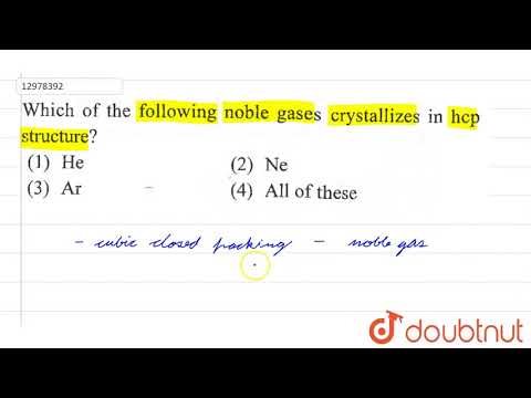 वीडियो: निम्नलिखित में से कौन सीसीपी संरचना में क्रिस्टलीकृत होता है?