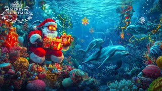Santa’s Underwater Christmas Adventure 🎄 Relaxing Holiday Music with Magical Ocean Sounds screenshot 1