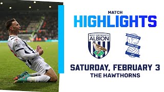 Andi Weimann strikes late to help Baggies beat Blues | Albion 10 Birmingham City | MATCH HIGHLIGHTS