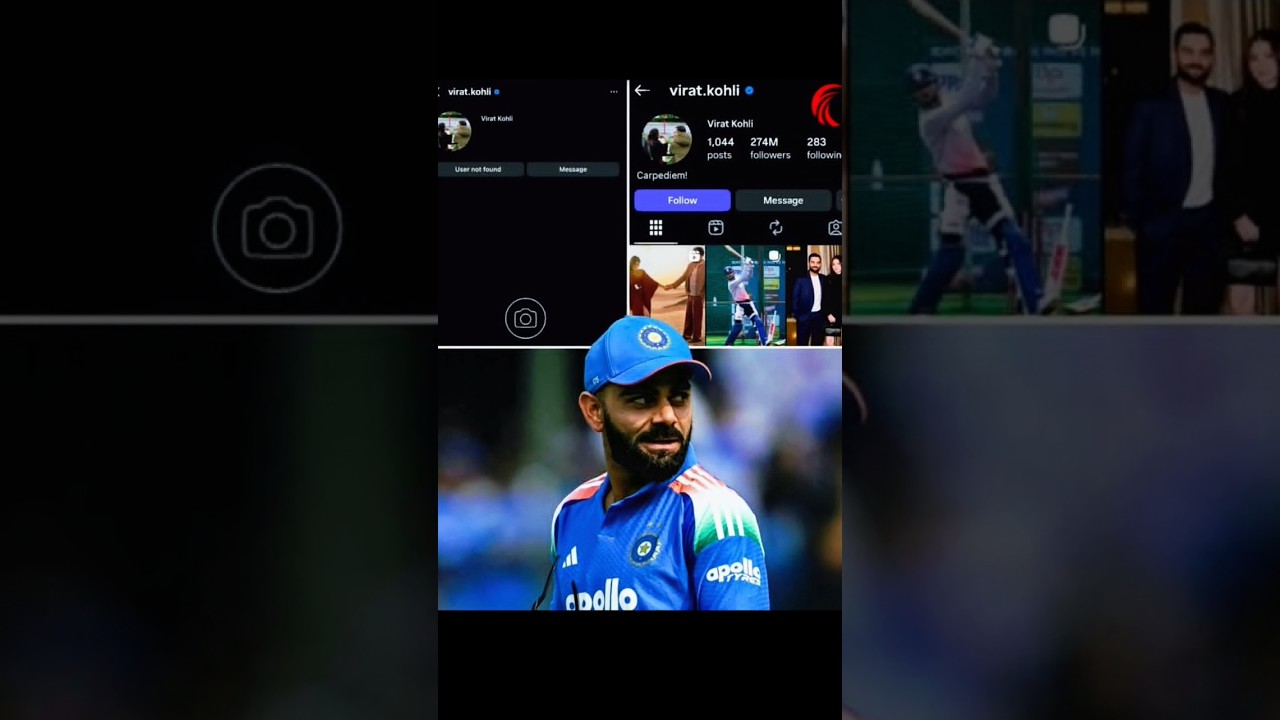 🚨virat Kohli 👑 का account 🔑हुआ ban😱 