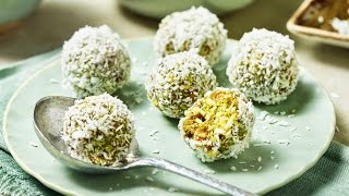 Alnatura Kocht Feines Kokos-Matcha-Konfekt