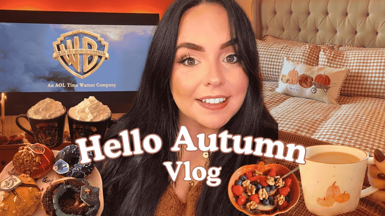 Hello Autumn Vlog | Harry Potter Date Night | New Autumn Bedding & Cozy Bedroom Refresh | Fall Days