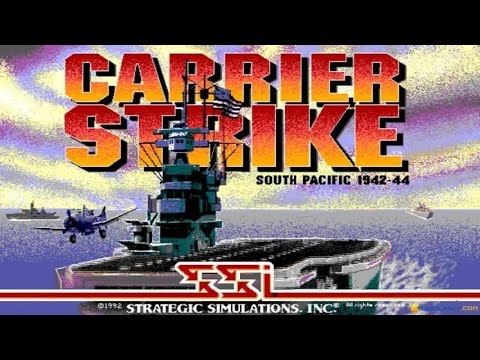 Carrier Strike: South Pacific gameplay (PC Game, 1992)