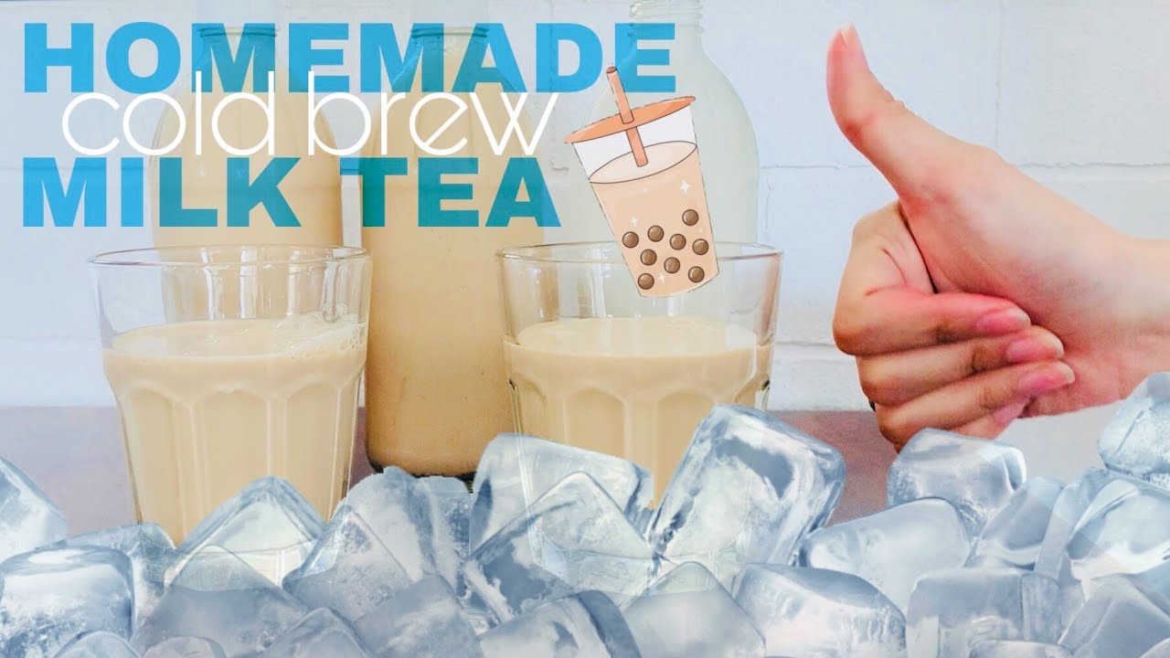 HOMEMADE COLD BREW MILK TEA [TURN ON SUBTITLES] YouTube
