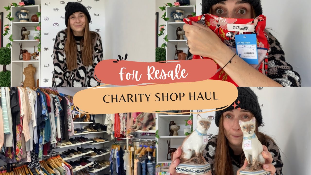 Charity Shop Haul For Resale Thrift Thrifting Resale Reseller