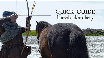 how to shoot a bow and train your horse to be awesome