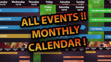 Infinite Magicraid : GET READY !! MONTHLY EVENTS !! FULL CALENDAR !! ALL EVENTS !!