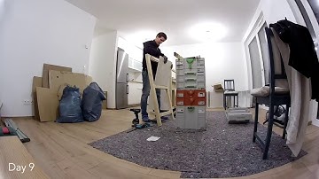 IKEA Method Kitchen build up -  time lapse