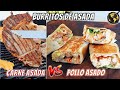 Burrito de Pollo Asado VS Burrito de Carne Asada | Cocina Universal