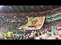 CELTIC VS BRATISLAVA 5-1 - CELTIC FANS CHANTING