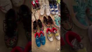 Ja Morant shows his basketball shoe collection