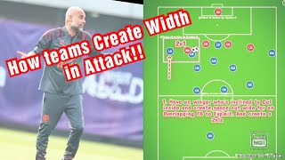 How teams create Width in Attack #football #sport #soccer