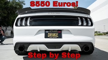 2015-2021 S550 Mustang Euro Tail Lights Install!