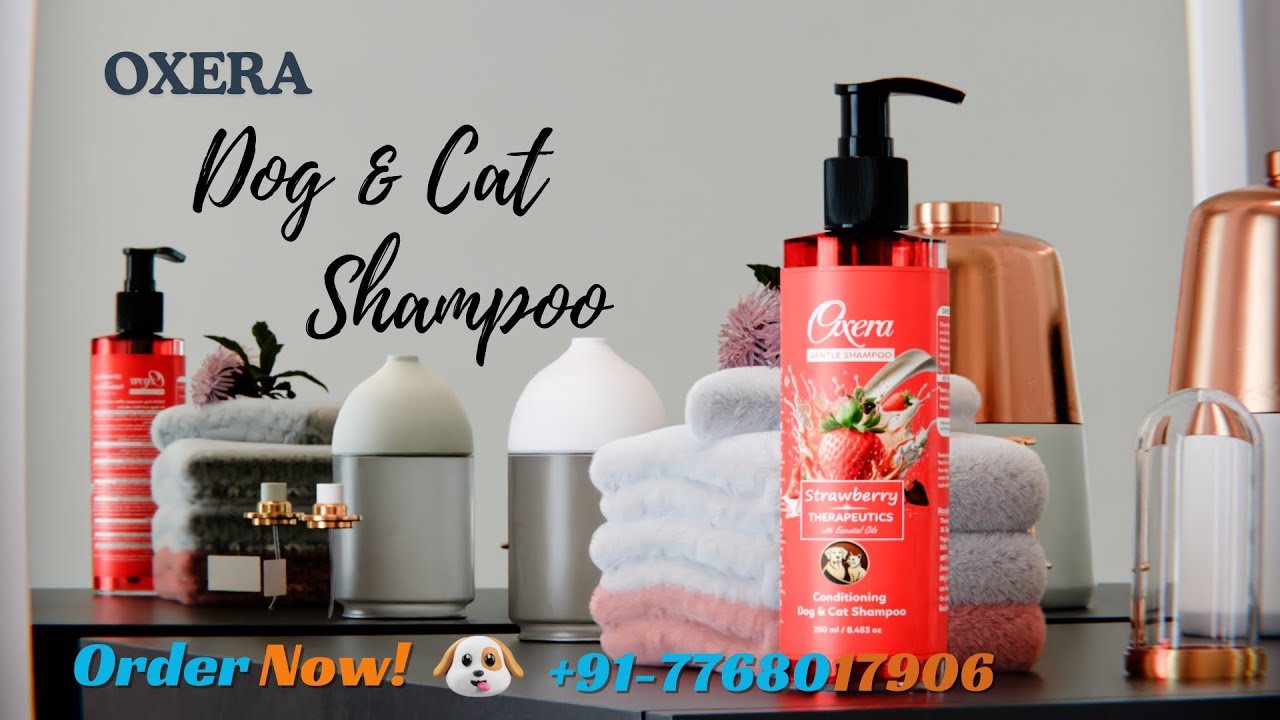 "Oxera 4-in-1 Dog & Cat Shampoo | More Baths, More Shine |