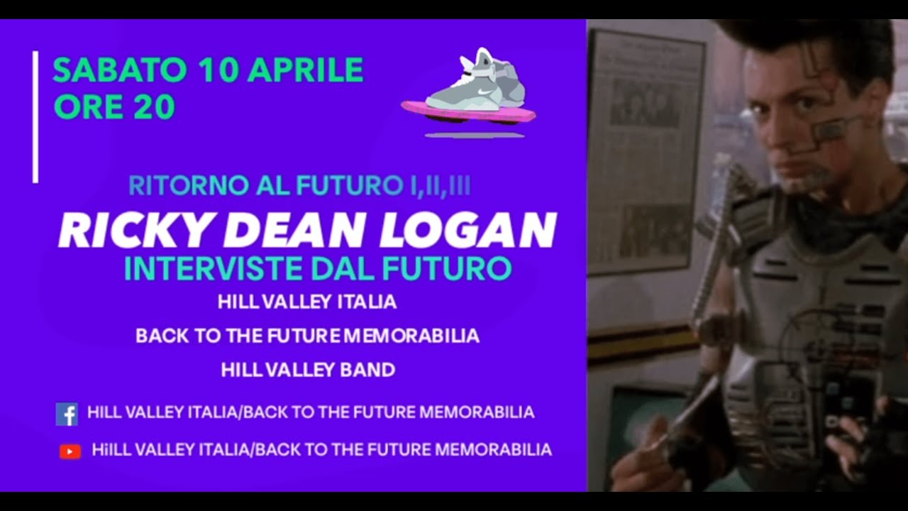 Back to the future Memorabilia - Ospite Ricky Dean Logan, "Data" in Back to the future 2-3