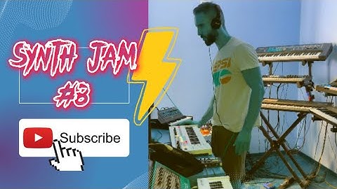 Synth Jam #8 #synthwave #synths #dawless #synthpop #retrowave #moog #korgwavestate #roland