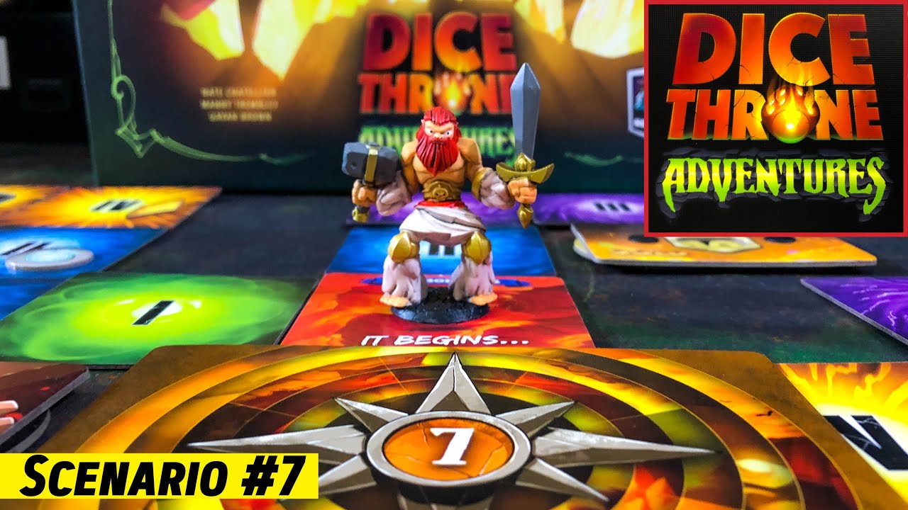 DICE THRONE ADVENTURES Scenario 7 Solo Playthrough YouTube