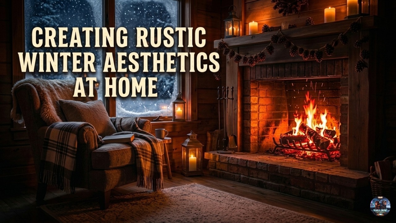 Creating Rustic Winter Aesthetics at Home - YouTube