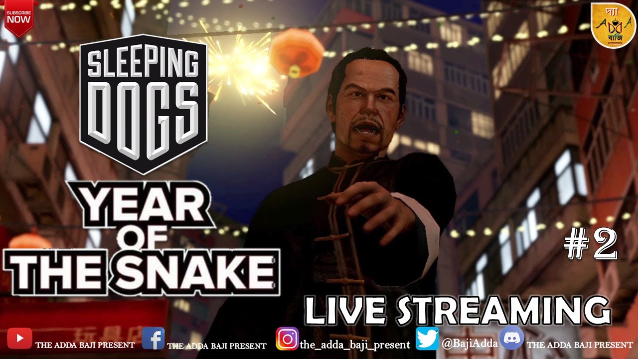 🔴LIVE SLEEPING DOGS YEAR OF THE SNAKE DLC BACK IN HONG KONG 