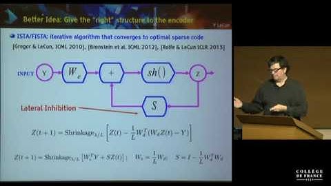 Yann LeCun Lecture 8/8 Unsupervised Learning