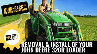 Removal and Install of Your John Deere 320R Loader by Papé Machinery Agriculture & Turf 1,016 views 5 months ago 8 minutes, 42 seconds