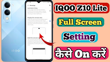 How To Full Screen Display IQOO Z10 lite 5g // IQOO Z10 lite 5g Full Screen Display Kaise On Kare