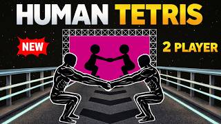 Download Lagu Human Tetris х 2 Player Co-op 🔥 Viral Interactive Warm Up Game | Full HD MP3