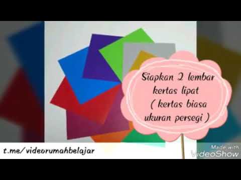 Membuat wadah kotak dari kertas 