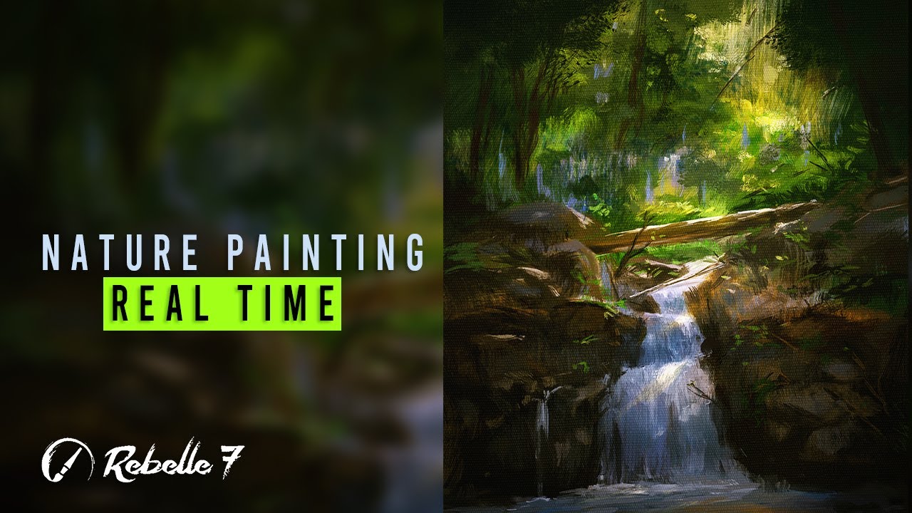 Nature Landscape - Digital Oil Painting - Rebelle 7