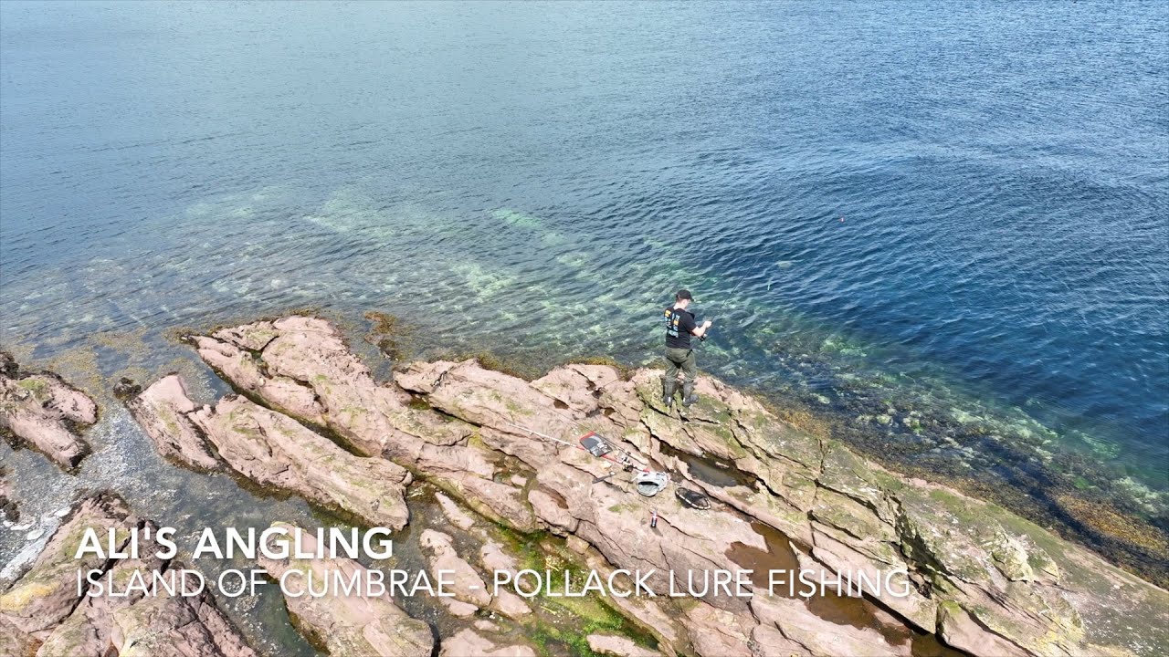 Pollock fishing on the Island of Cumbrae - West Coast of Scotland Fishing