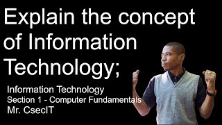 Explain the concept of Information Technology CSEC CXC SYLLABUS 2021 screenshot 5