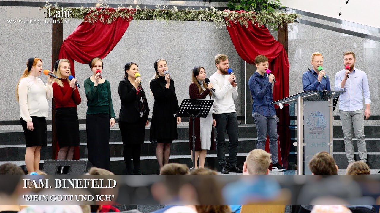 "Mein Gott und ich". Fam. Binefeld