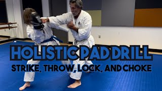 Holistic Flow Drill: Strike, Throw, Lock and Choke