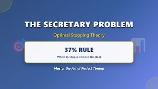 🎯 The Secretary Problem: Optimal Stopping Explained for Beginners