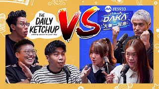 PODCASTERS VS RADIO DJS Ft. The DAKA Show #DailyKetchup EP312