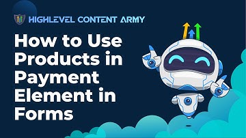 How to Use Products in Payment Element in Forms