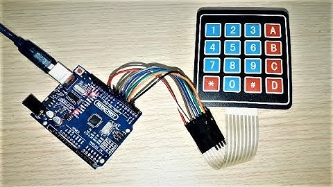 How to use arduino with 4 x 4 Matrix 16 Key Switch Keypad Keyboard