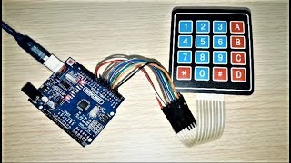 How to use arduino with 4 x 4 Matrix 16 Key Switch Keypad Keyboard