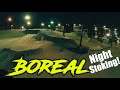 Boreal tahoe night snowboarding fully overstoked