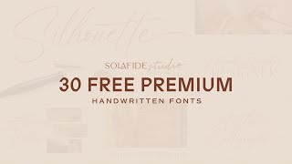 30 Free Premium Handwritten Fonts (2023)