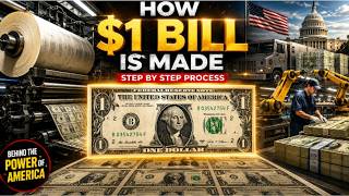 How $1 Bill (One Dollar Note) Is Made | Inside America's Money Printing Factory