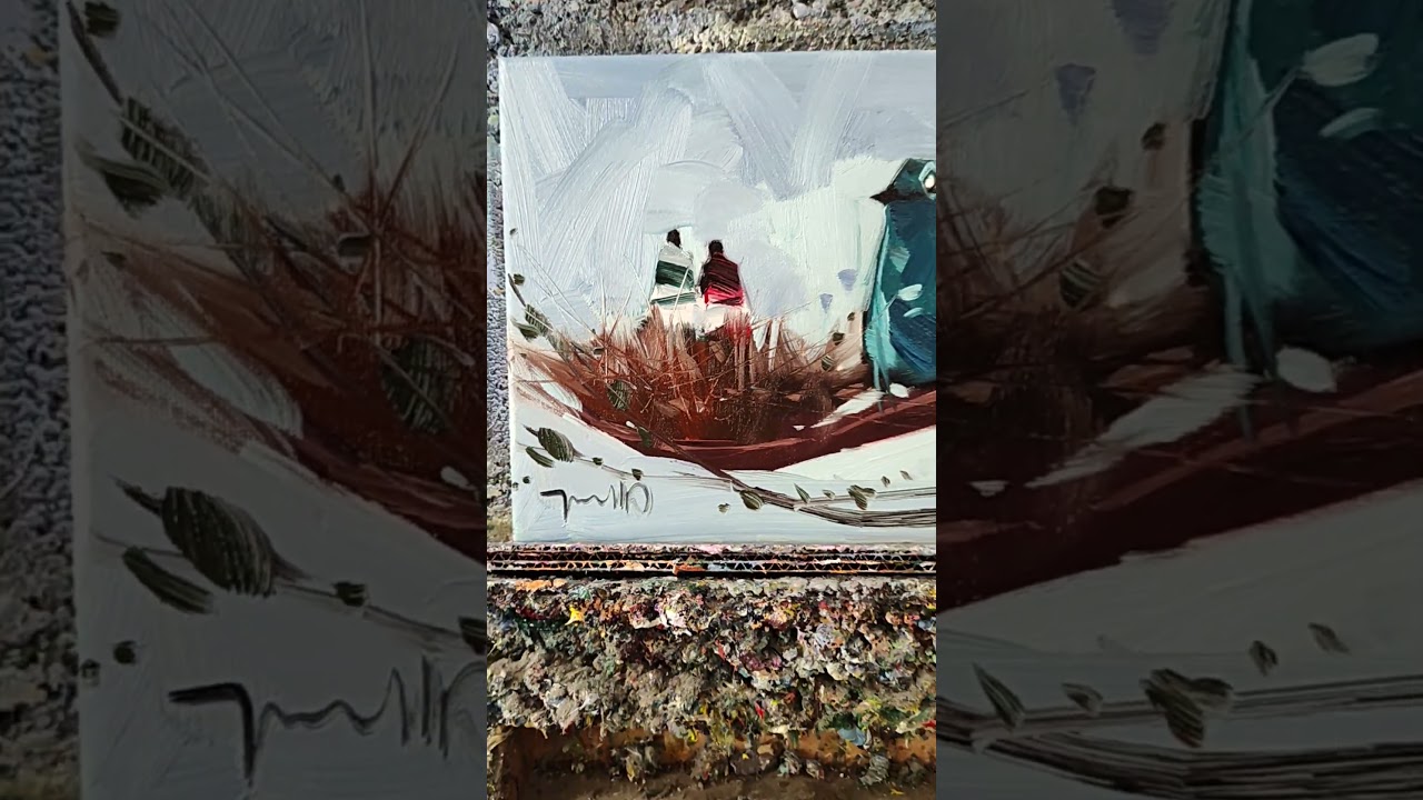 Bird Nest Oil Painting by Artist Jose Trujillo