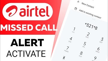 Airtel Me Miss Call Alert Kaise Kare Free | Airtel Missed Call Alert Activation