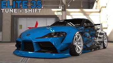 CSR2 Toyota GR Supra | (Elite 35) Fastest Tune & Shift Pattern