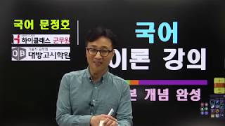하이클래스 군무원 문정호 국어 기초특강_OT.언어와 국어(1)