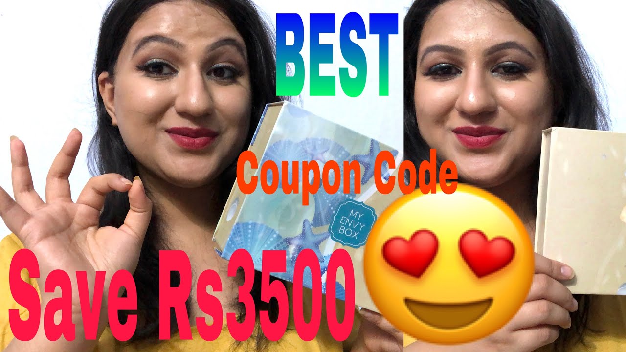 I saved Rs3500/ THE BEST EDITION/ MY Envy Box May 2018/ COUPON CODE